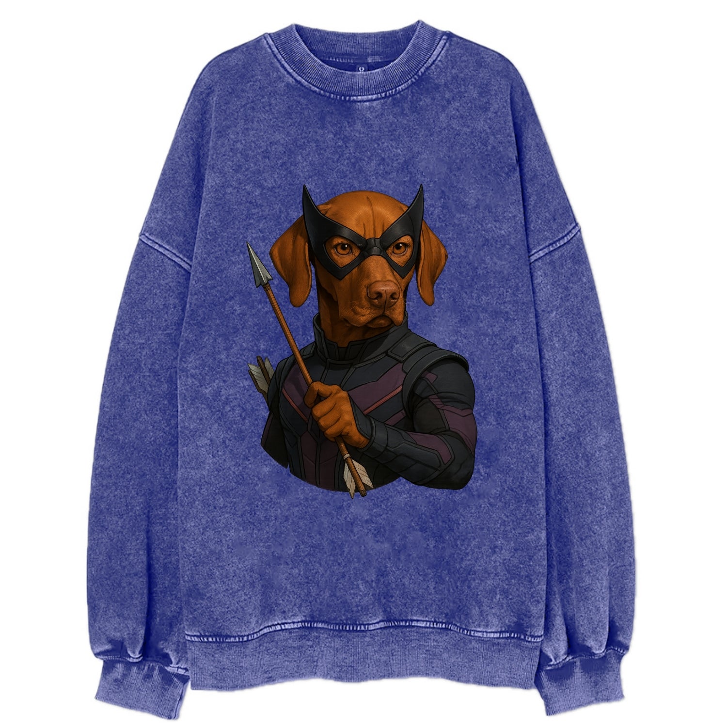 Vizsla Hawkeye  - Vintage Sweatshirt - Blue