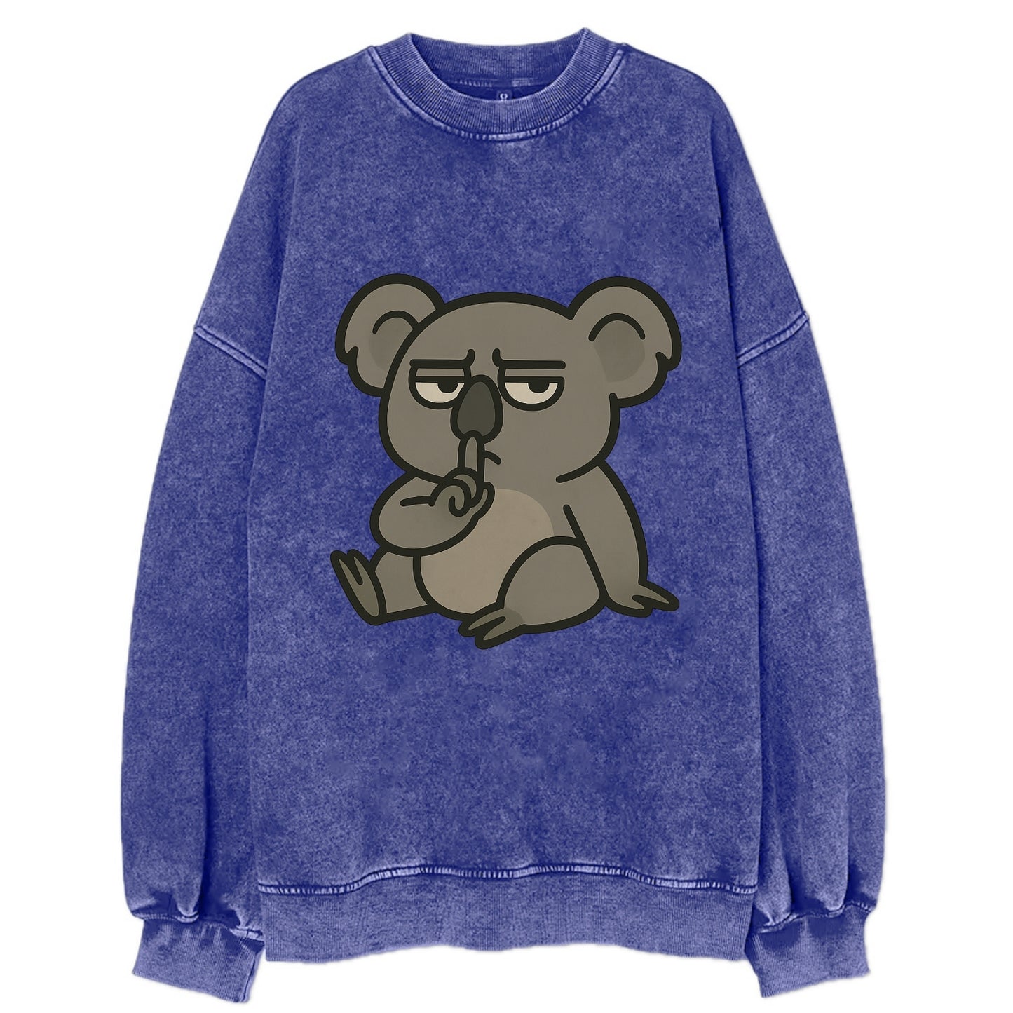 The Koala Judging - Vintage Sweatshirt - Blue