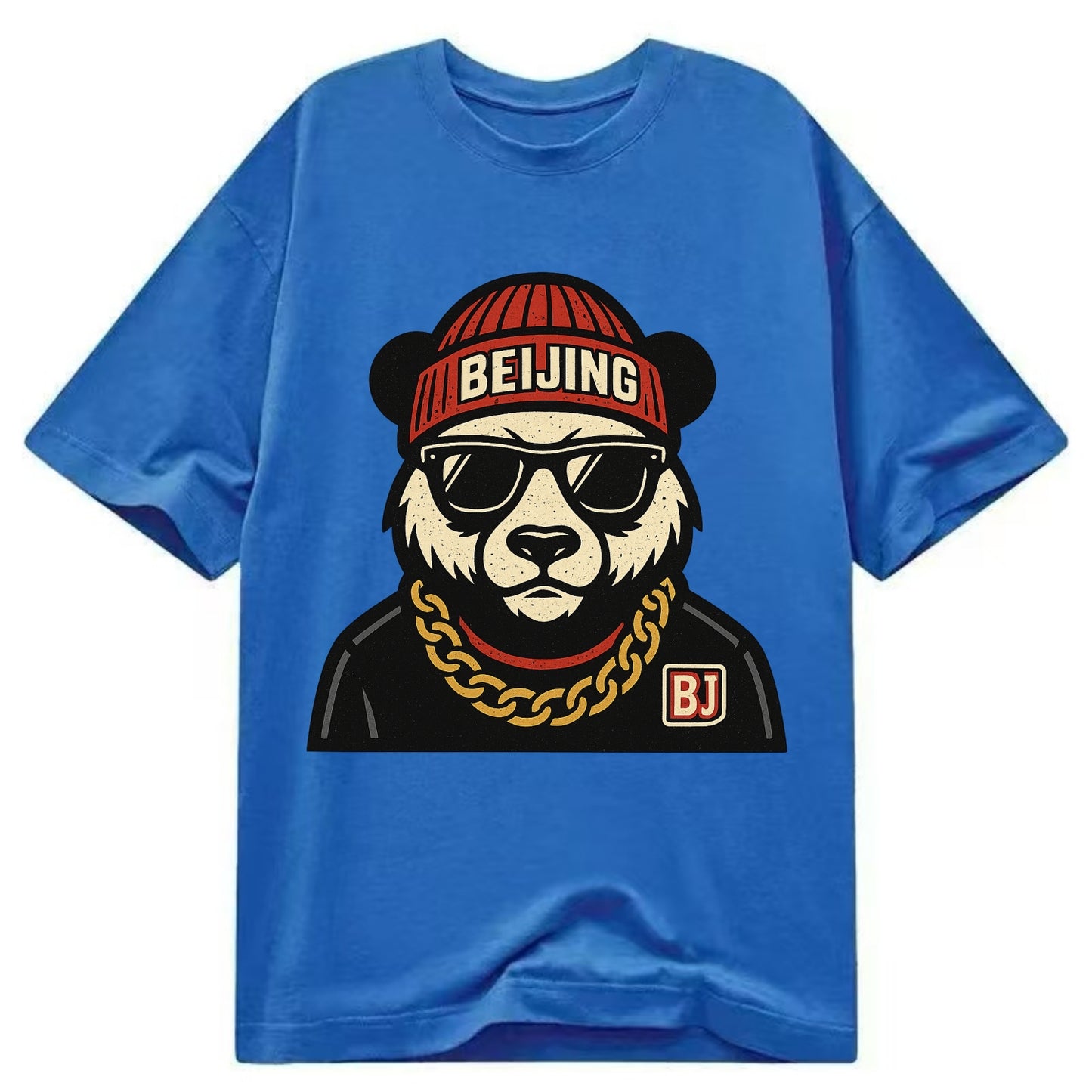 Beijing Panda - Classic T-shirt - Blue