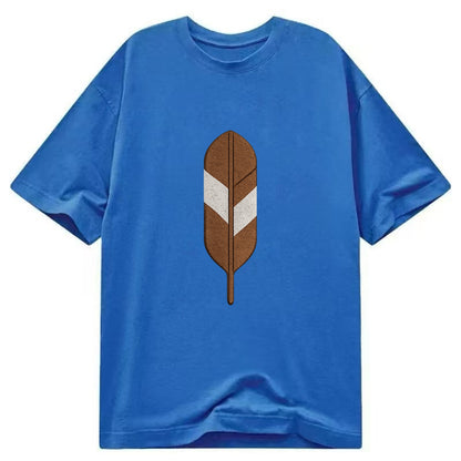 Eagle Feather  - Classic T-shirt - Blue