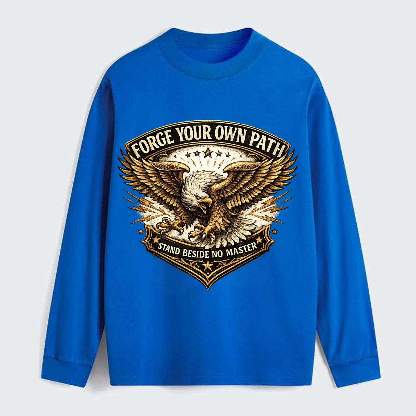 Forge Your Own Path - Classic Long Sleeve Shirt - Blue