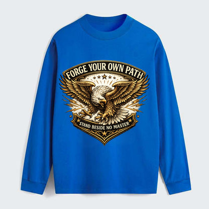 Forge Your Own Path - Classic Long Sleeve Shirt - Blue