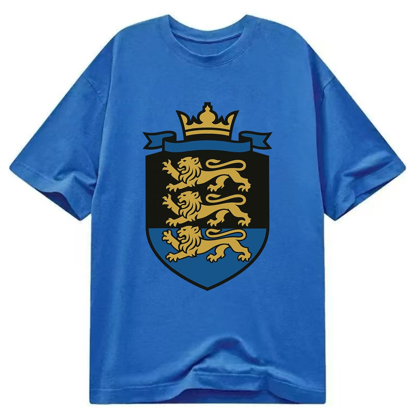 Estonia Royal Logo  - Classic T-shirt - Blue