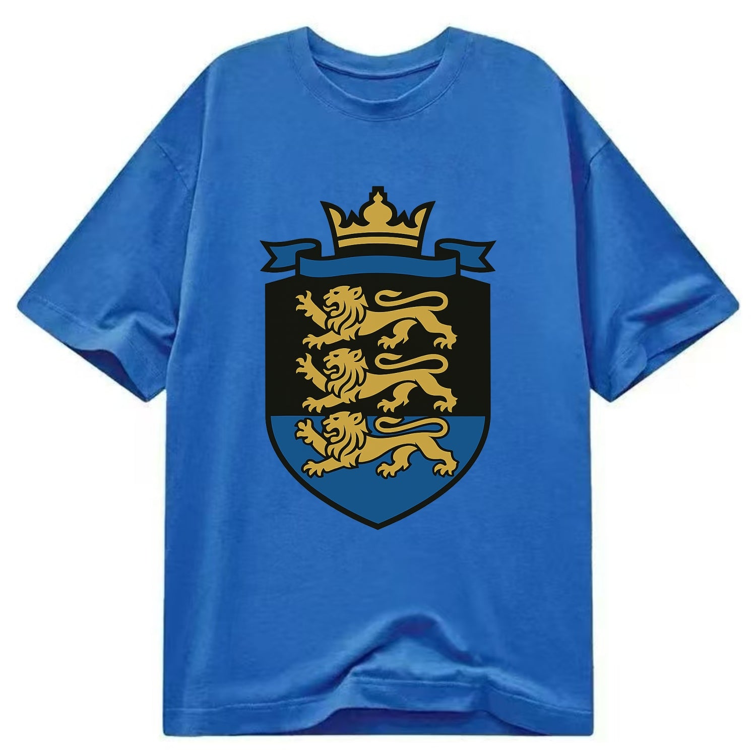 Estonia Royal Logo  - Classic T-shirt - Blue