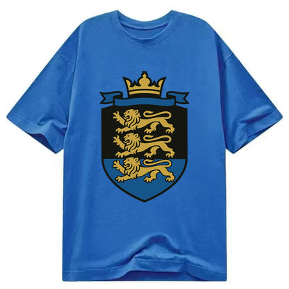 Estonia Royal Logo  - Classic T-shirt - Blue