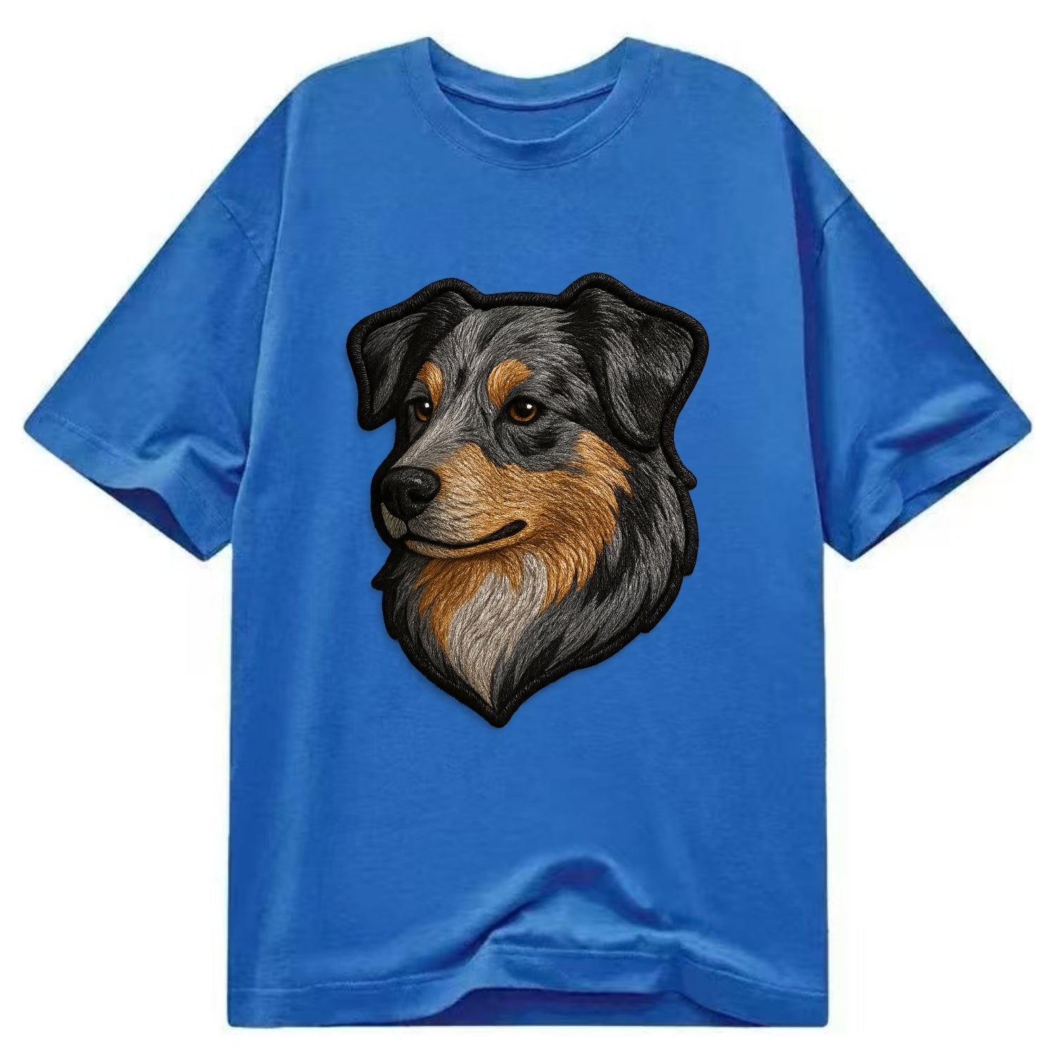 Australian Shepherd - Modern merle patte - Classic T-shirt - Blue