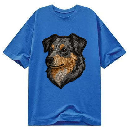 Australian Shepherd - Modern merle patte - Classic T-shirt - Blue