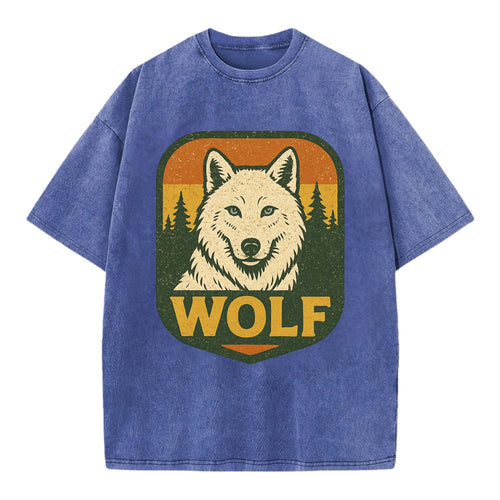 Arctic White Wolf  - Vintage T-shirt