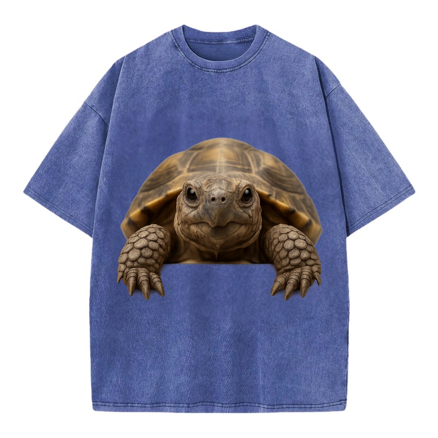 Tortoise  - Vintage T-shirt - Blue