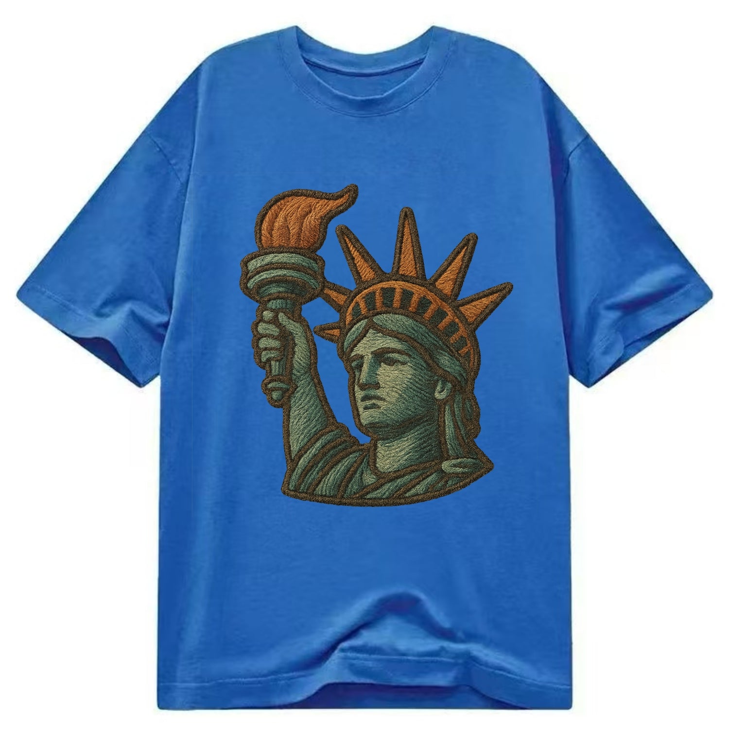 Statue of Liberty  - Classic T-shirt - Blue