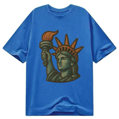 Statue of Liberty  - Classic T-shirt - Blue