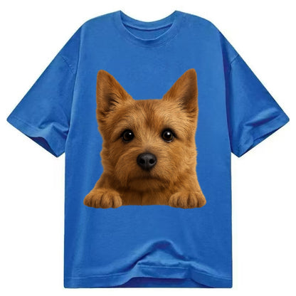Norwich Terrier  - Classic T-shirt - Blue