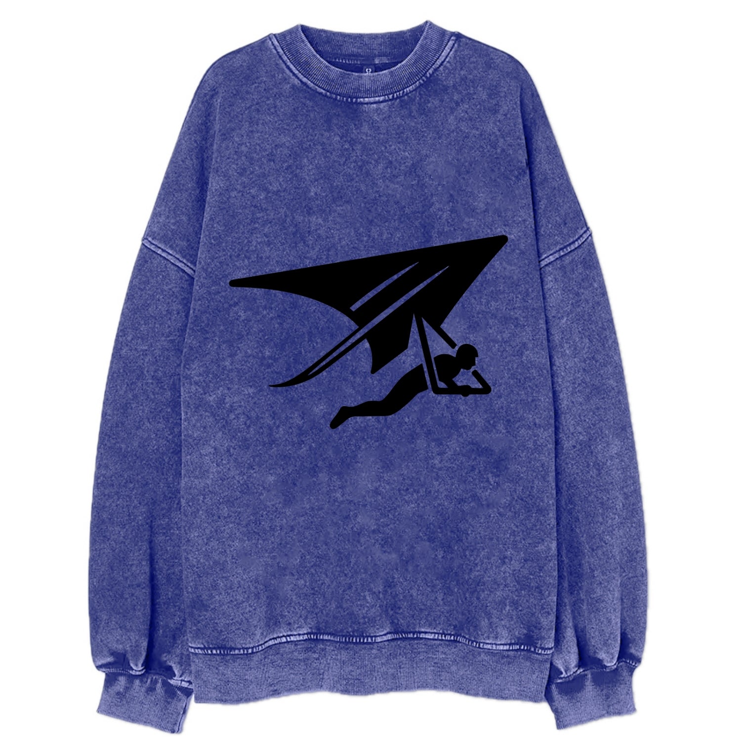 Hang glider soaring - Vintage Sweatshirt - Blue