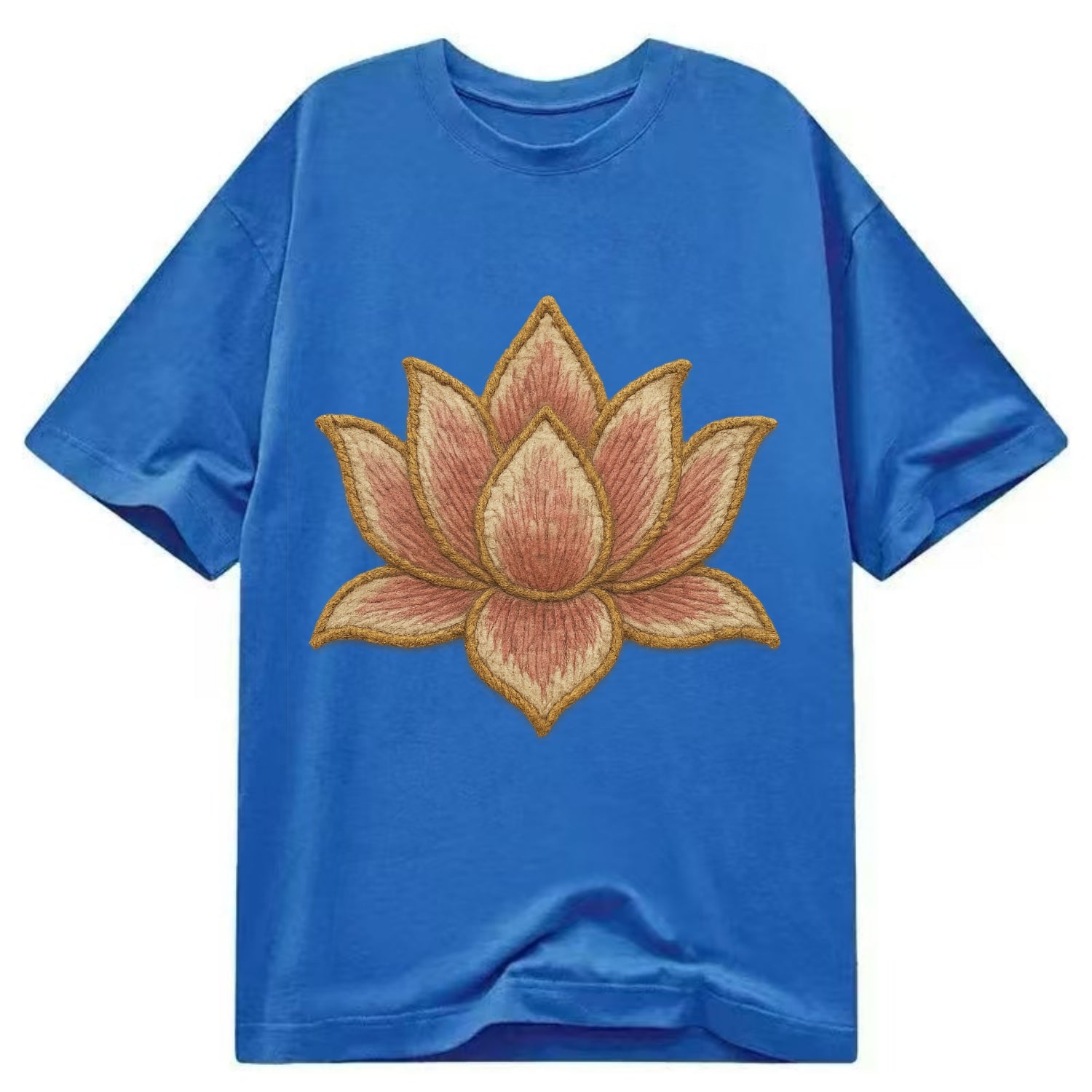 Lotus Flower - Classic T-shirt - Blue