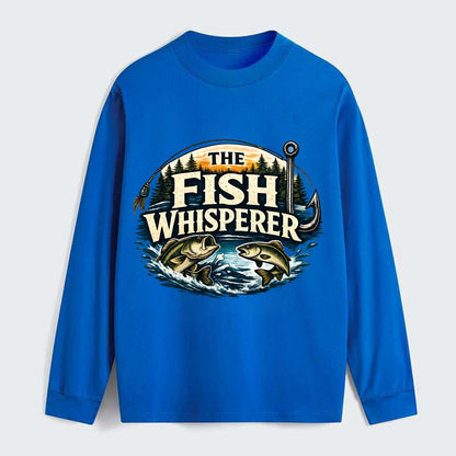 The Fish Whisperer - Classic Long Sleeve Shirt - Blue