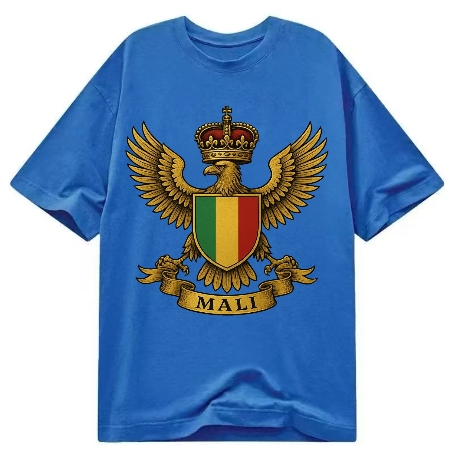 Mali Royal Logo  - Classic T-shirt - Blue