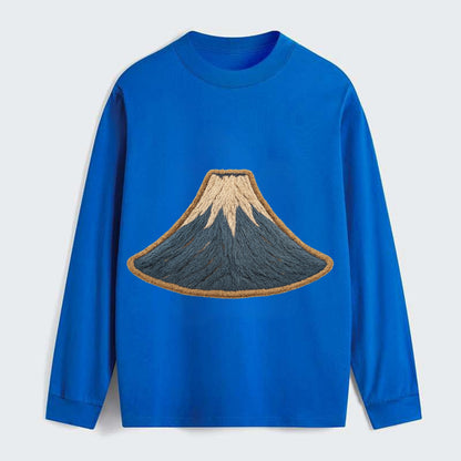 Sacred Mountain  - Classic Long Sleeve Shirt - Blue