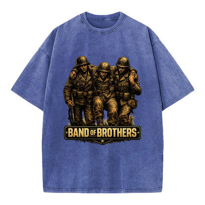 Band Of Brothers - Vintage T-shirt - Blue