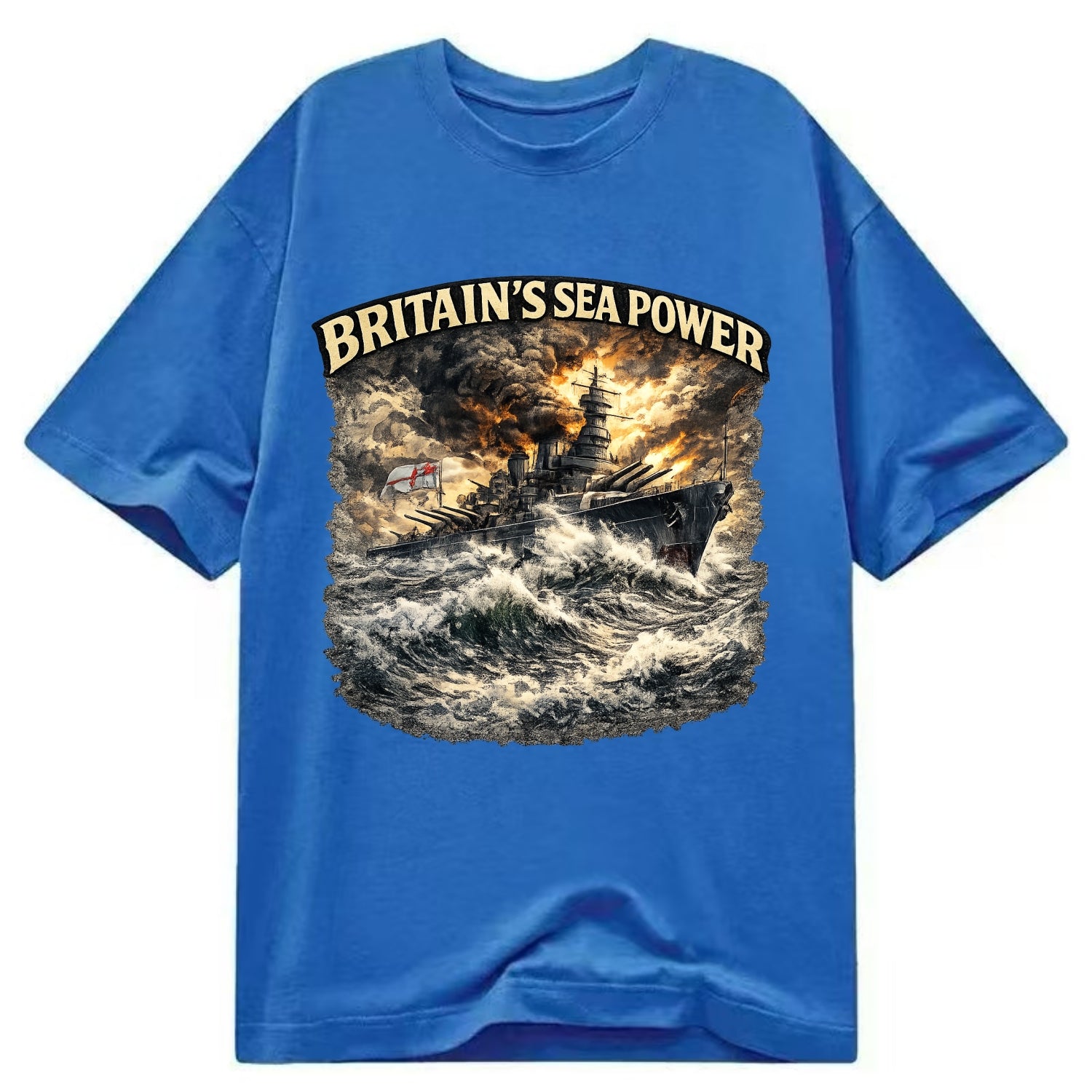 Britain's Sea Power - Classic T-shirt - Blue
