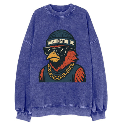 "cardinal" "washington Dc" "dc" "navy" "us East" - Vintage Sweatshirt - Blue