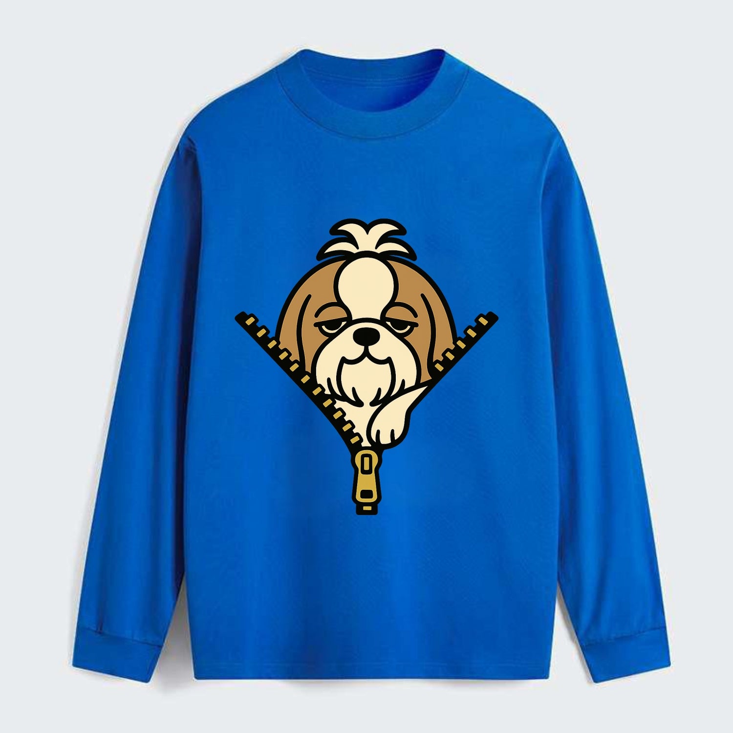 Shih Tzu - Classic Long Sleeve Shirt - Blue