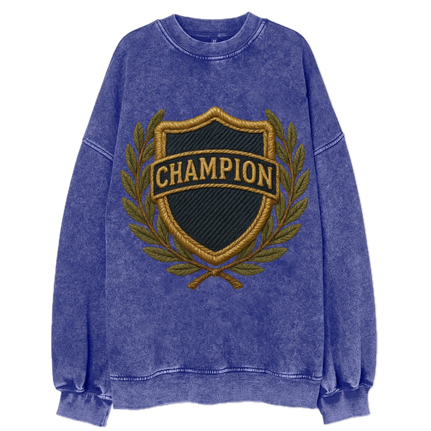 Champion Shield  - Vintage Sweatshirt - Blue