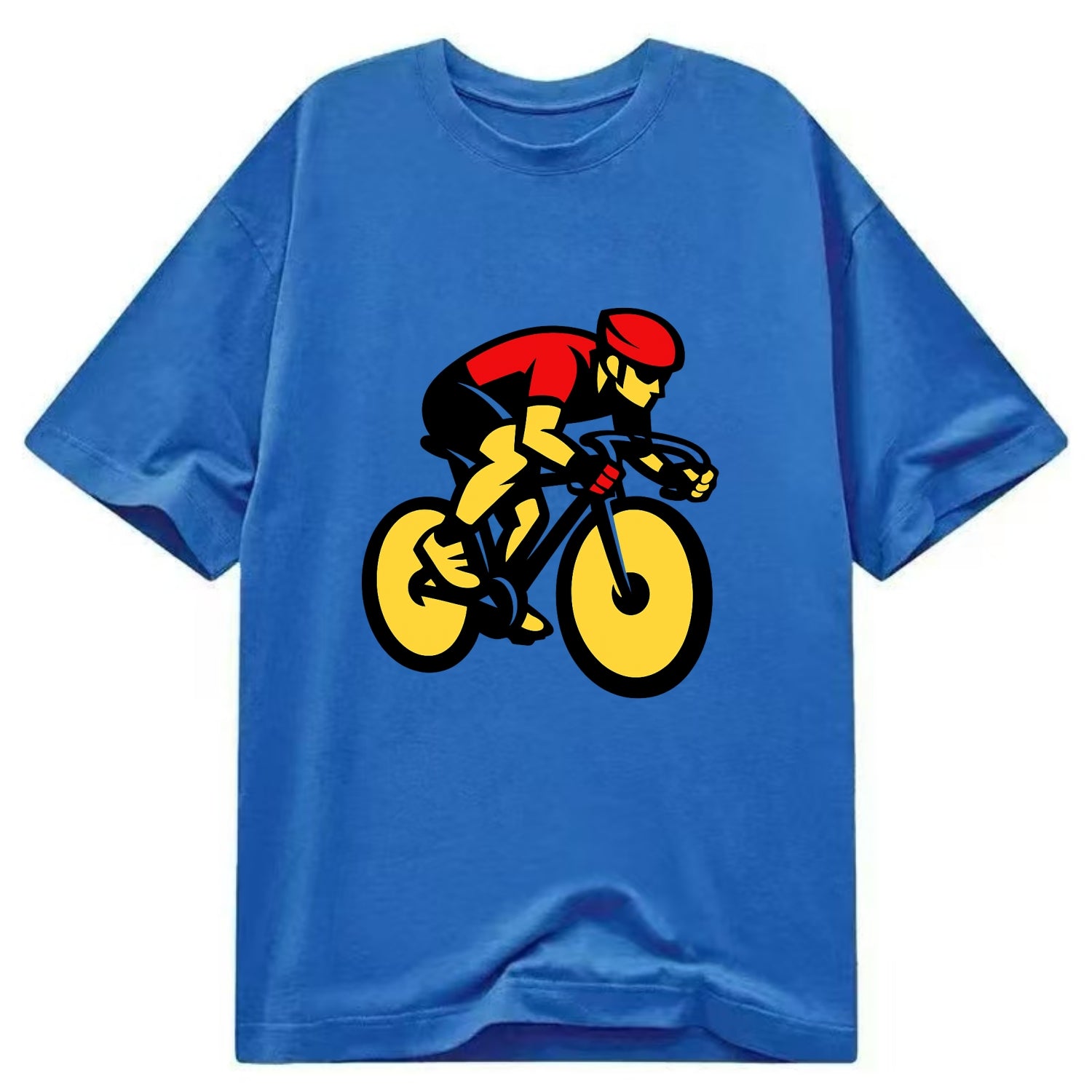 Speed Demon Cyclist - Classic T-shirt - Blue