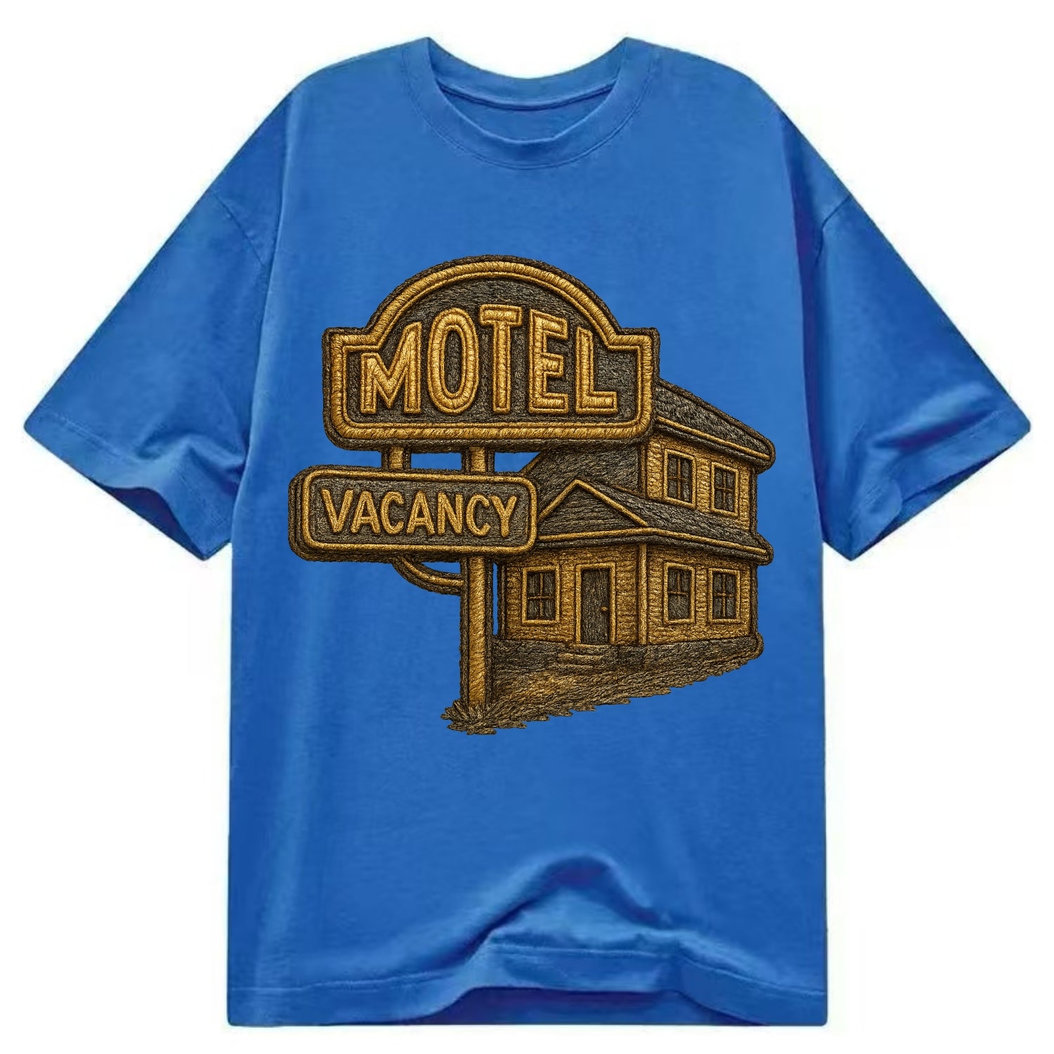 Motel Sign  - Classic T-shirt - Blue