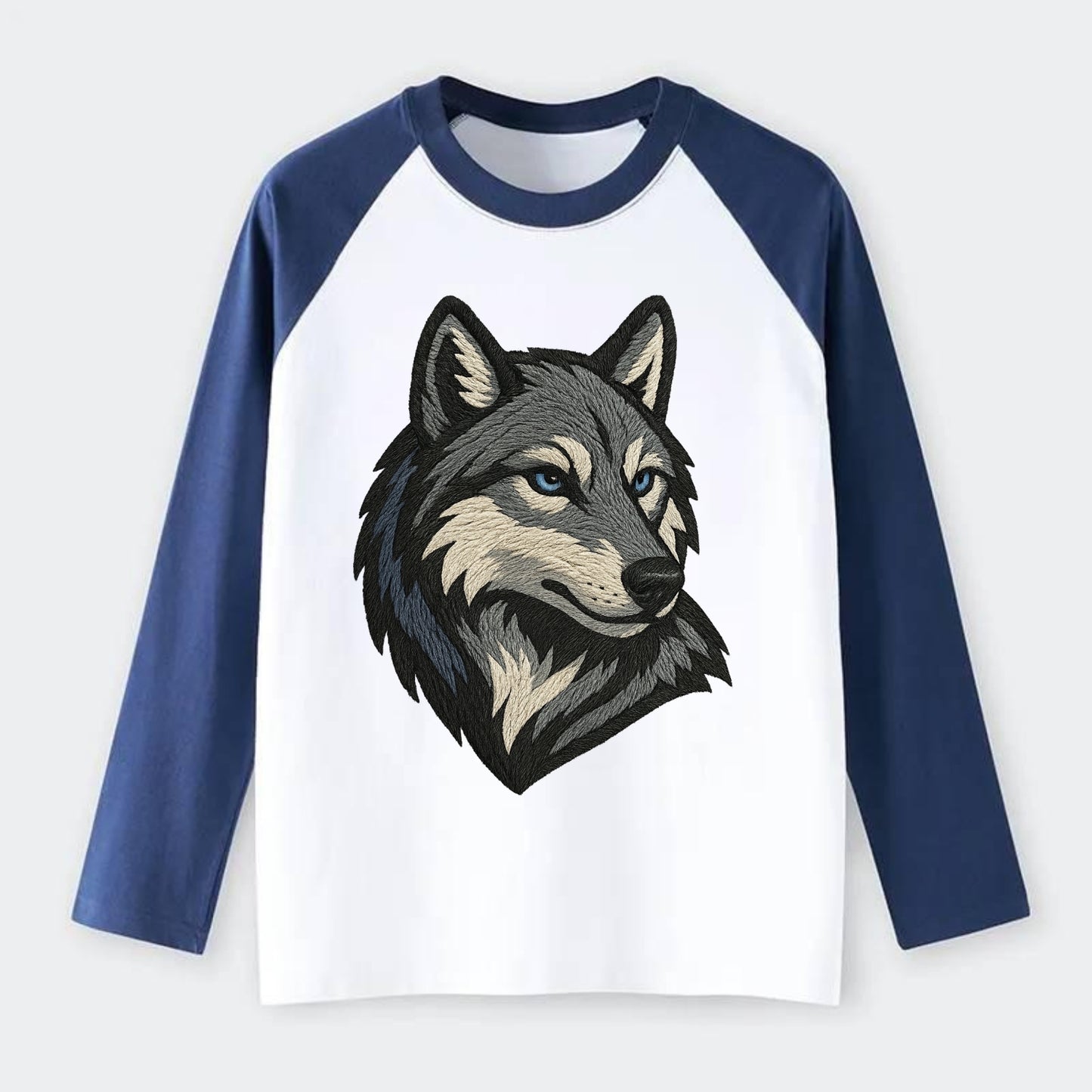 Silent But Deadly  - Raglan Long Sleeve T-Shirt - Blue