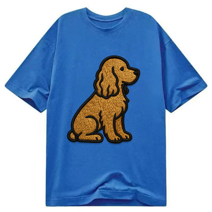 Cocker Spaniel - Contemporary spaniel de - Classic T-shirt - Blue