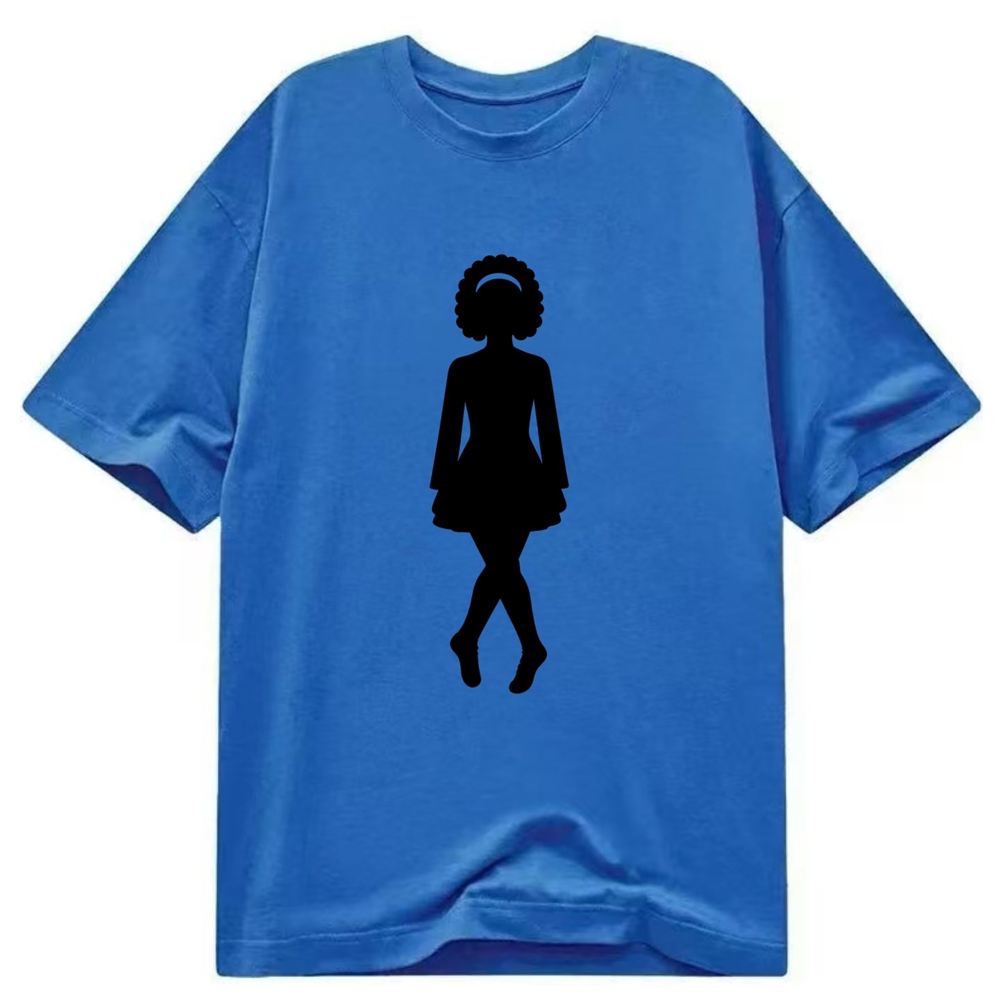 Irish step dancer traditional pose - Classic T-shirt - Blue
