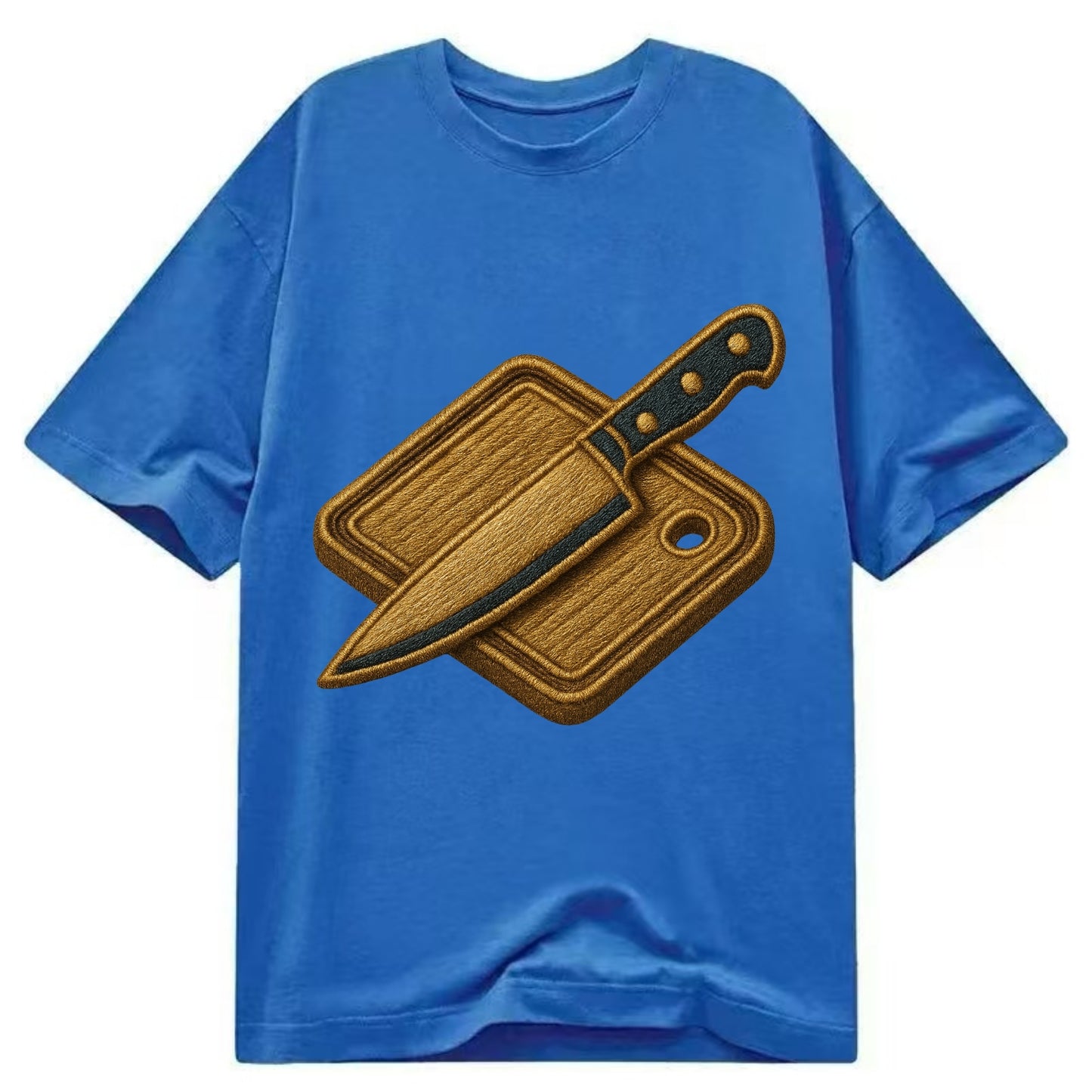 Chef knife with cutting board - culinary enthusiast - Classic T-shirt - Blue