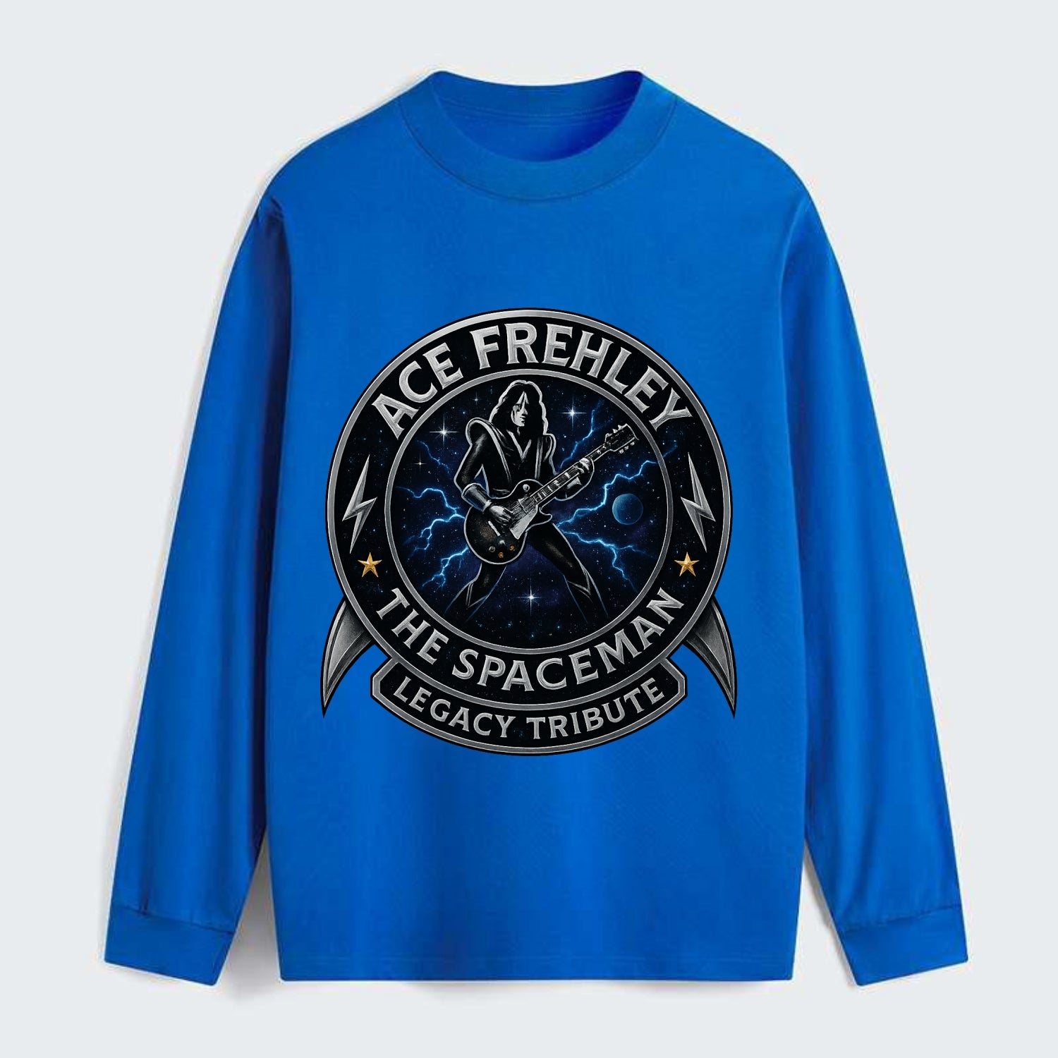 Ace Legacy Seal - Classic Long Sleeve Shirt - Blue