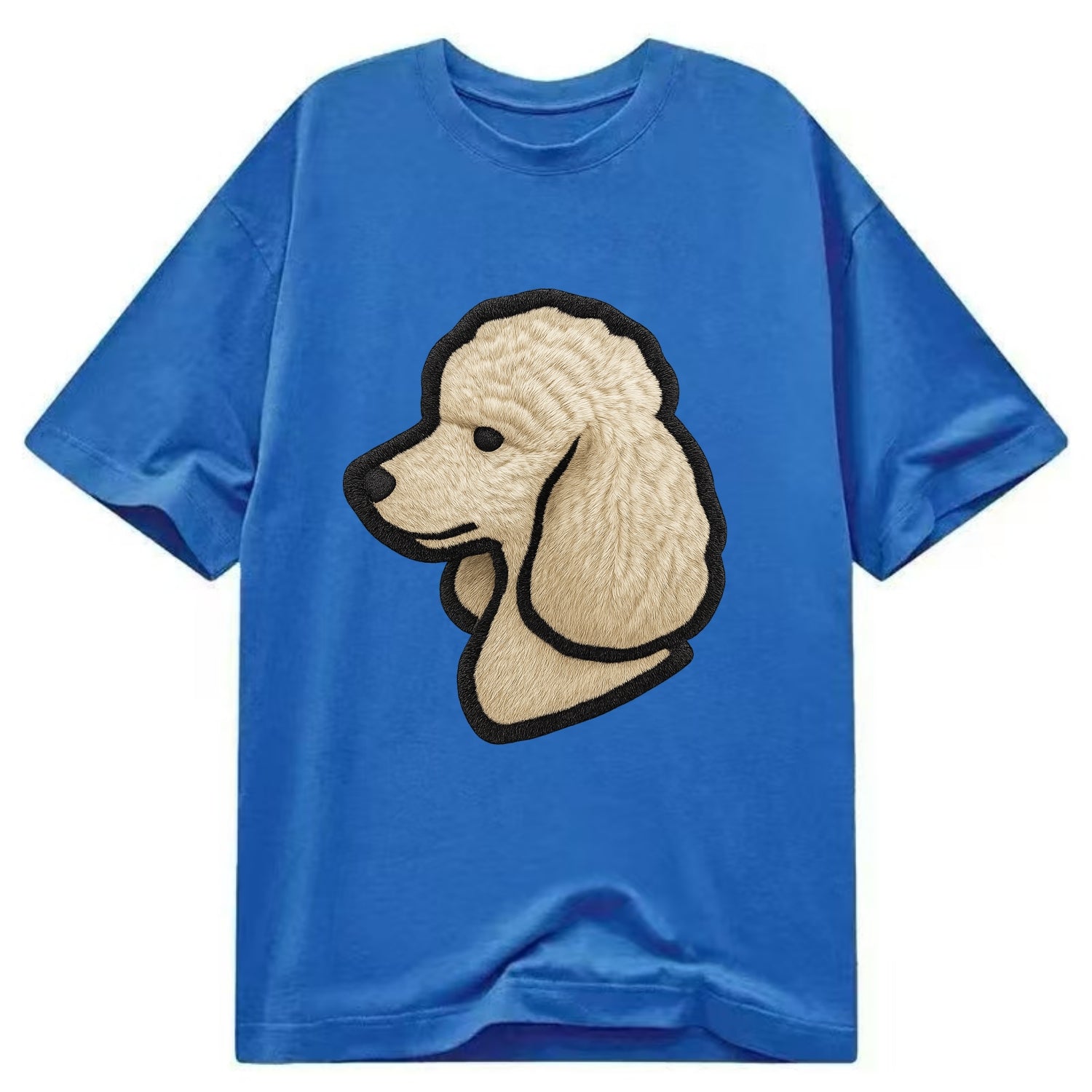 Poodle - Contemporary clean style with s - Classic T-shirt - Blue