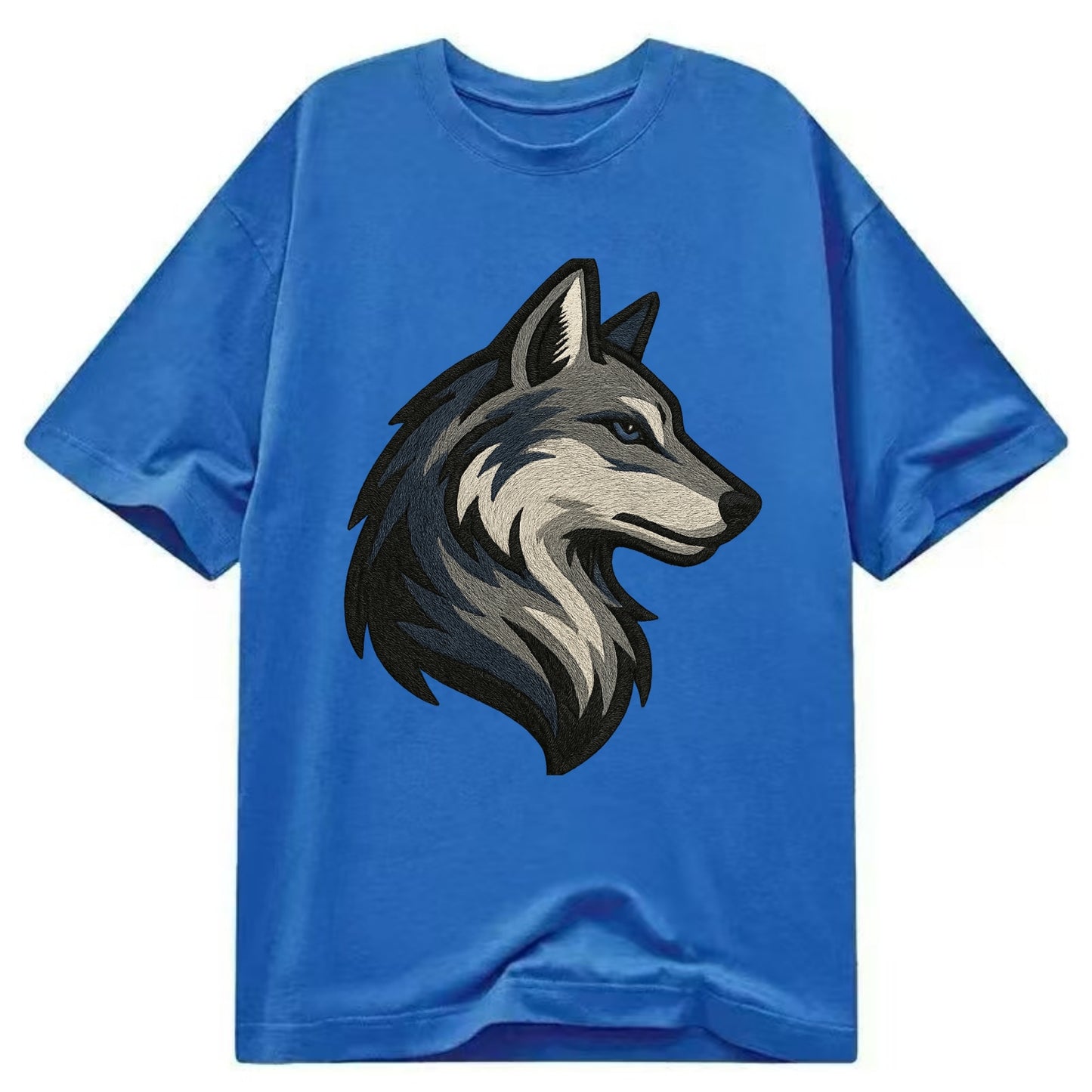 Lone Wolf Wanderer  - Classic T-shirt - Blue