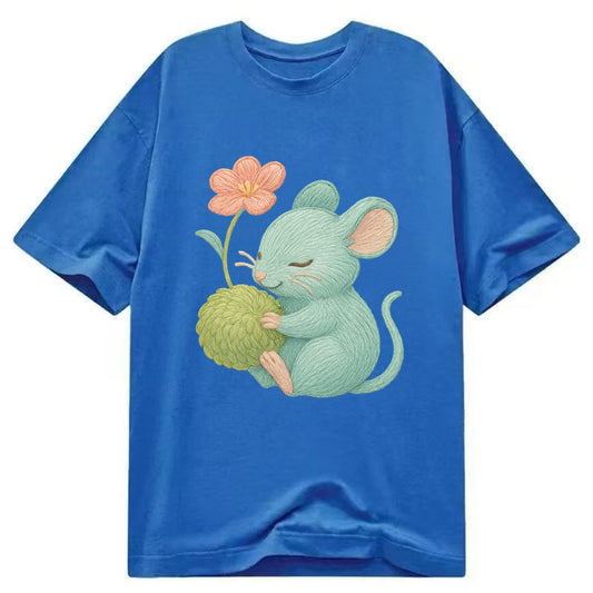 Mint Mouse - Classic T-shirt - Blue