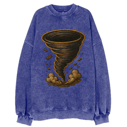 Tornado  - Vintage Sweatshirt - Blue
