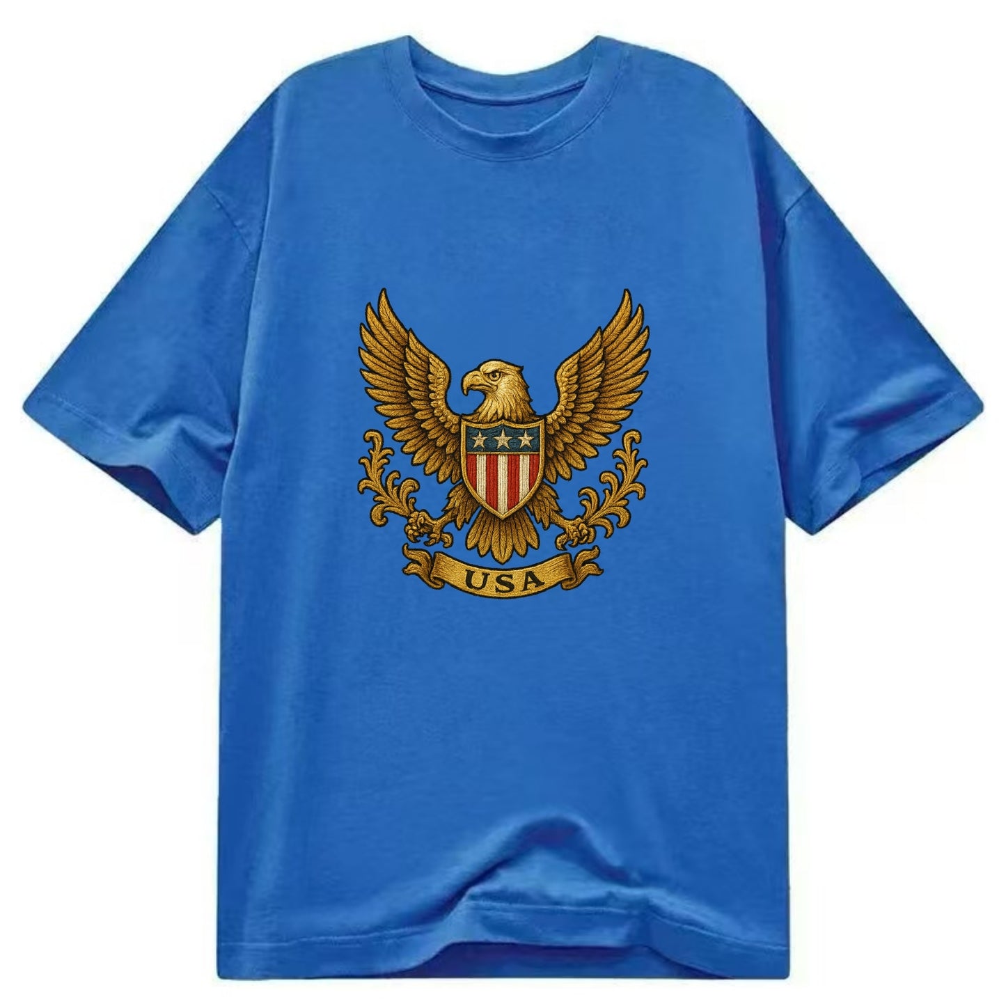 Usa Heritage Eagle 3 - Classic T-shirt - Blue