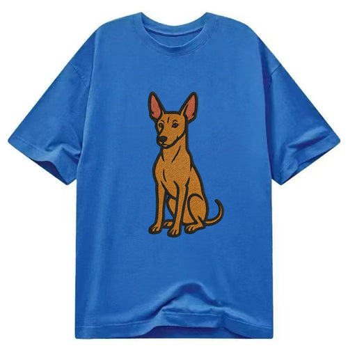 Pharaoh Hound - Tan colored embroidered pose - Classic T-shirt