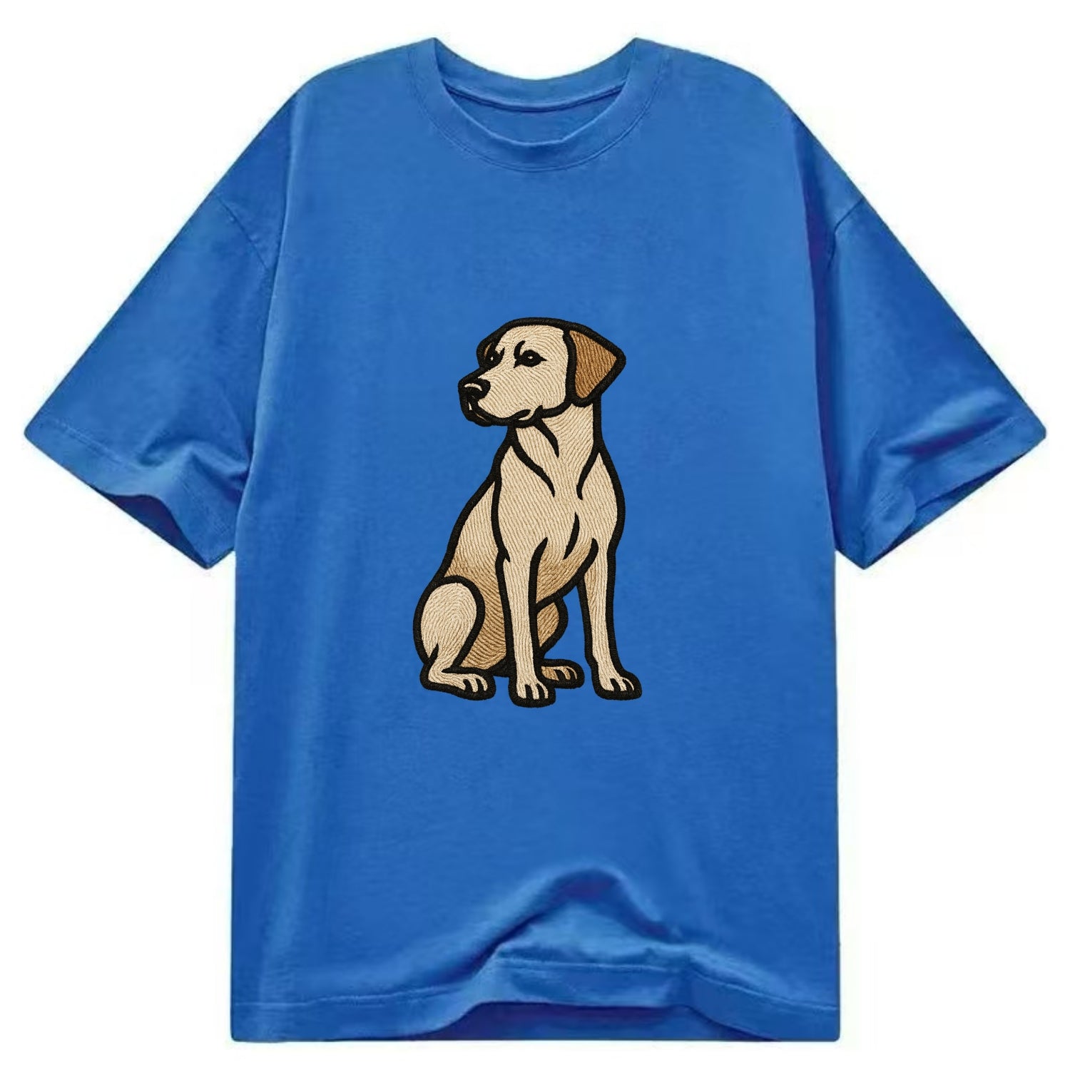 Rhodesian Ridgeback - Red wheaten sittin Classic T-shirt - Blue