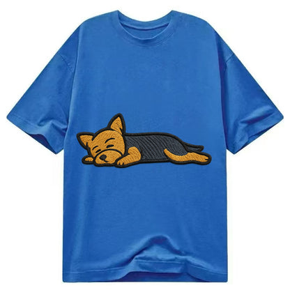 Yorkshire Terrier - Blue and tan fully r Classic T-shirt - Blue