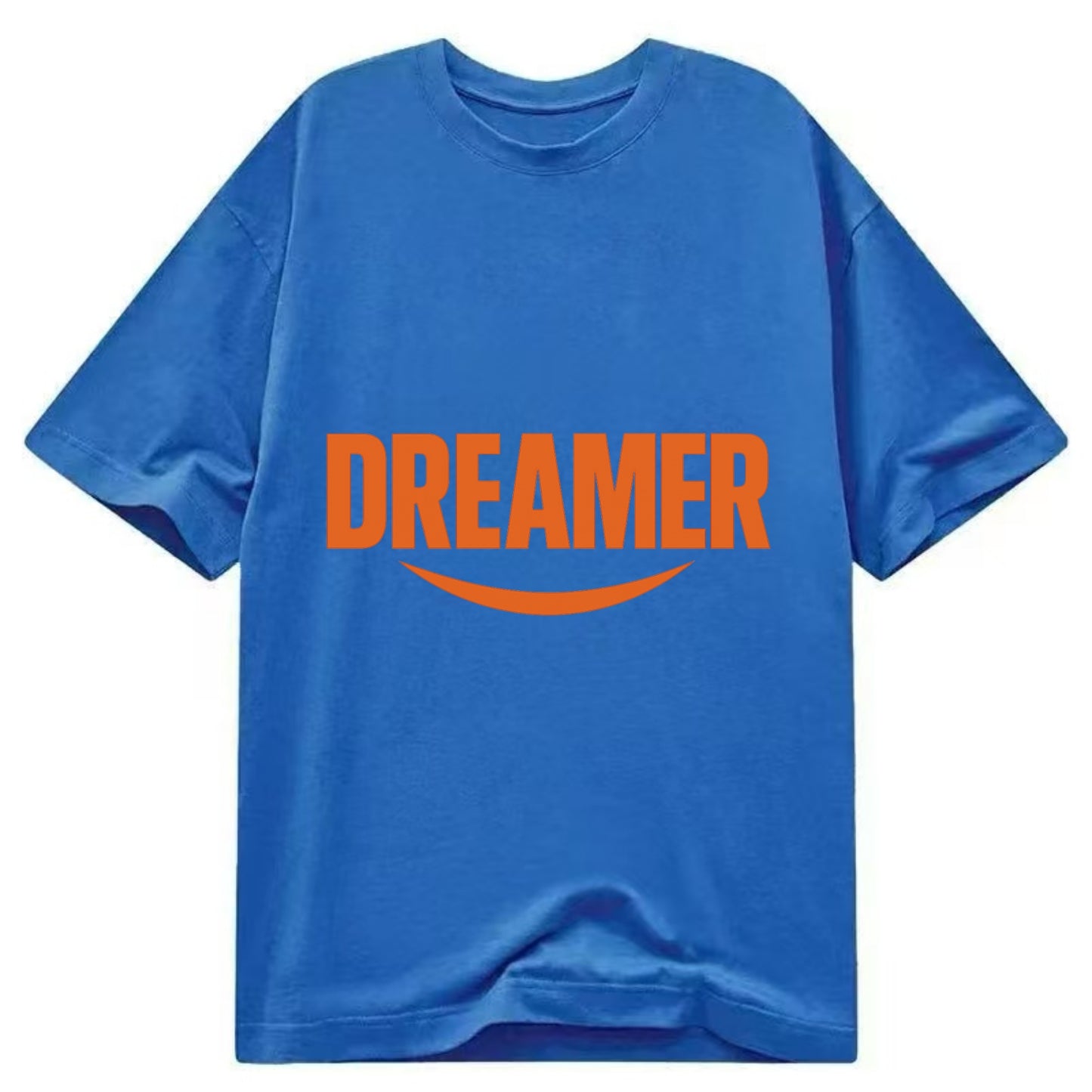 Bold typography design - "DREAMER" - imagination, seeing possibilities - Classic T-shirt - Blue