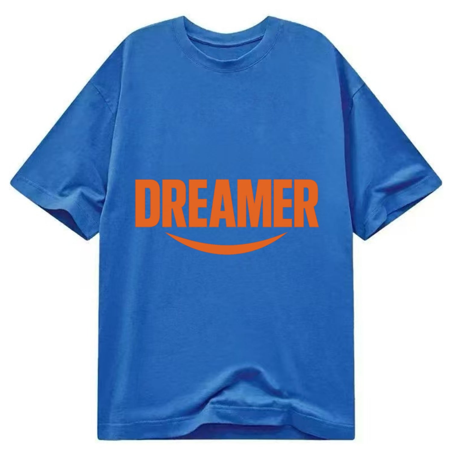Bold typography design - "DREAMER" - imagination, seeing possibilities - Classic T-shirt - Blue