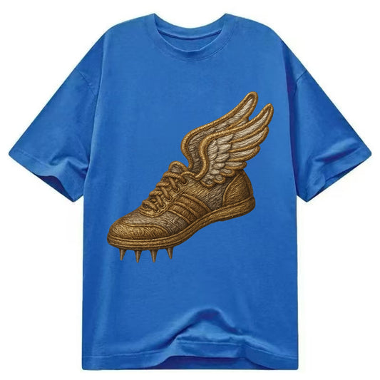 Track Shoe  - Classic T-shirt - Blue