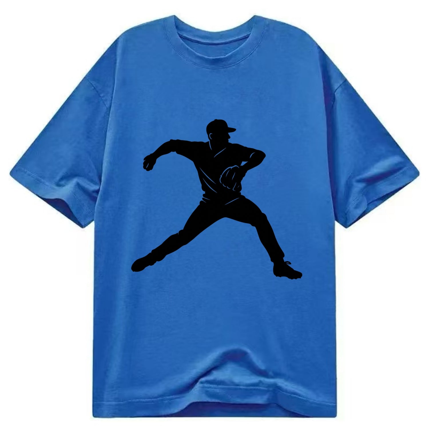 Baseball pitcher wind-up motion - Classic T-shirt - Blue