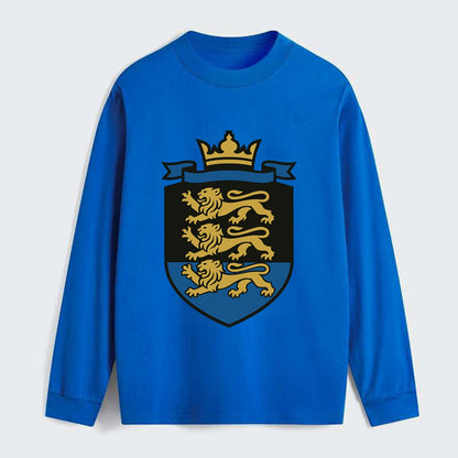 Estonia Royal Logo  - Classic Long Sleeve Shirt - Blue
