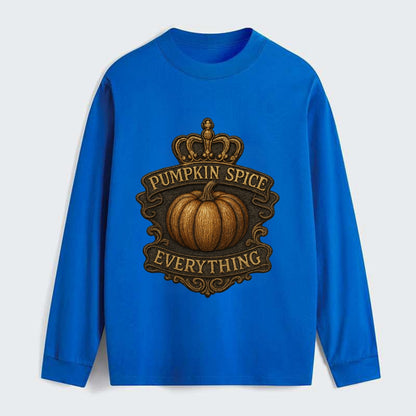 Pumpkin Spice Everything  - Classic Long Sleeve Shirt - Blue