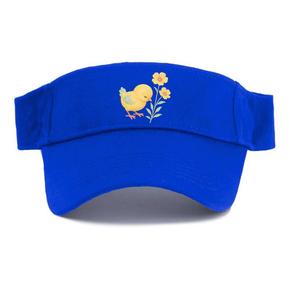 Yellow Chick - Visor - Blue
