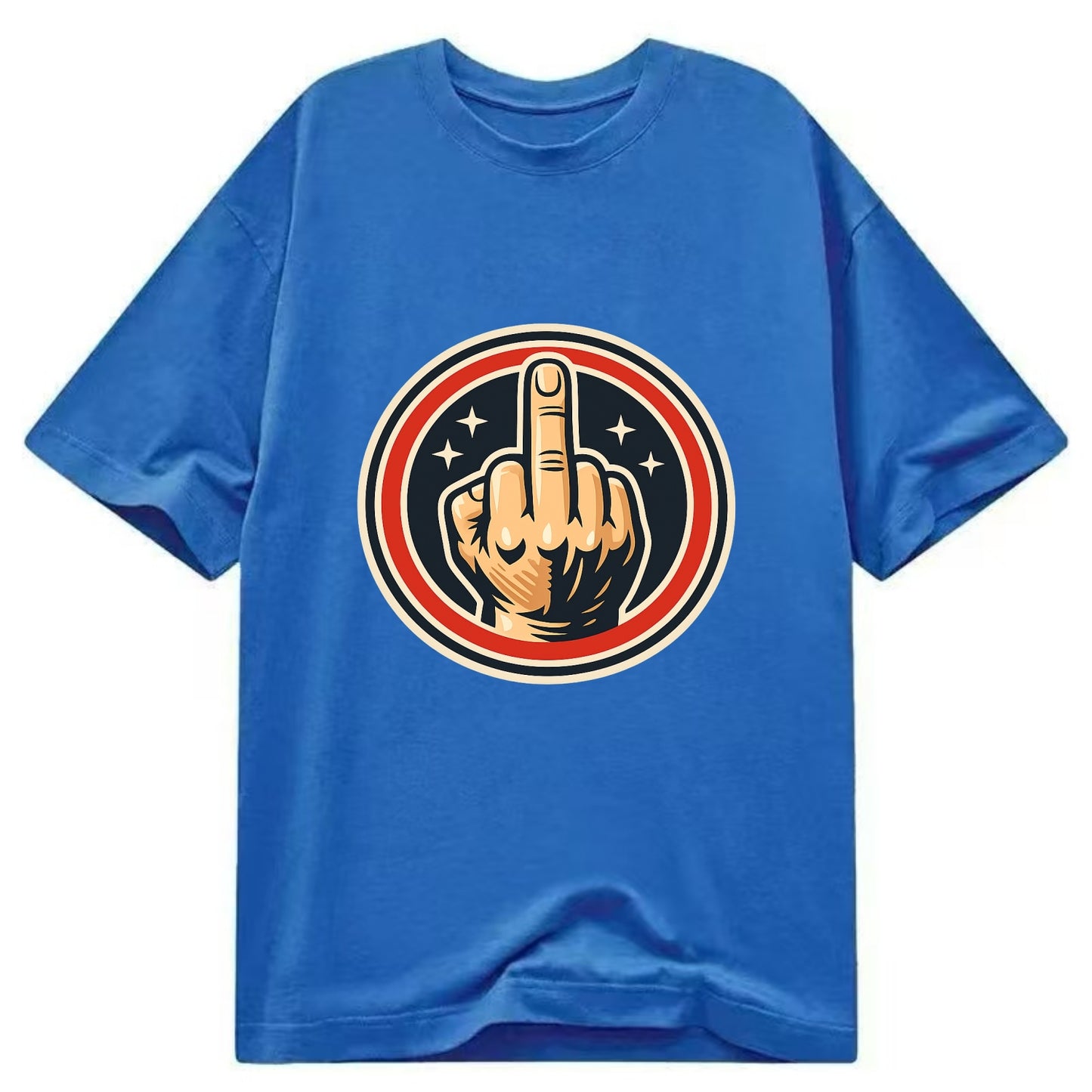 Defiant Spirit Emblem - Classic T-shirt - Blue