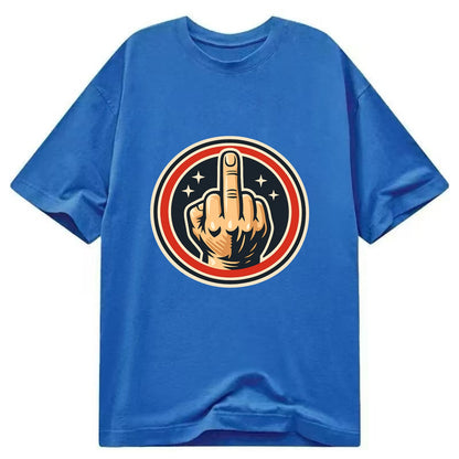 Defiant Spirit Emblem - Classic T-shirt - Blue